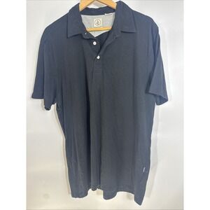 Volocum Black‎ Men's Polo Shirt Short Sleeve Size XL